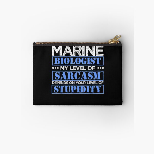 Item preview, I'm A Marine Biologist My Level Of Sarcasm Ocean Student Gift  designed and sold by rubysheila.