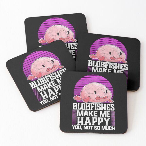 Item preview, Blobfish makes me happy ugly fish humor saying designed and sold by madgrfx.