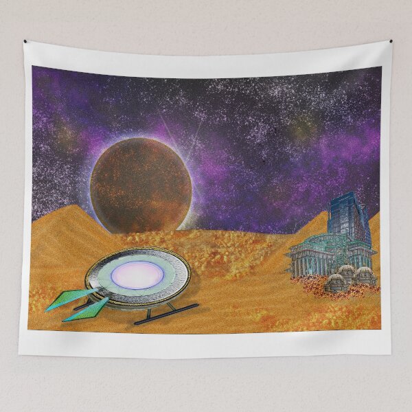 Item preview, Sci-fi scene designed and sold by Mazzysmugs.