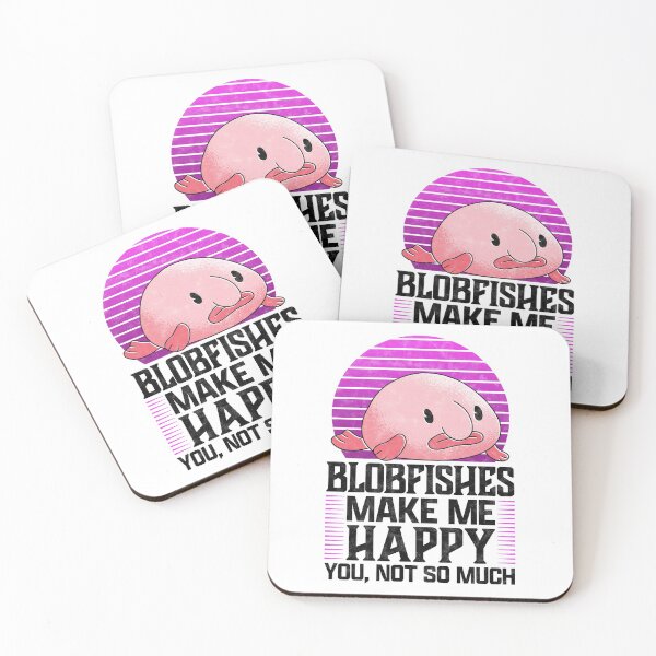 Item preview, Blobfish makes me happy ugly fish humor saying designed and sold by madgrfx.