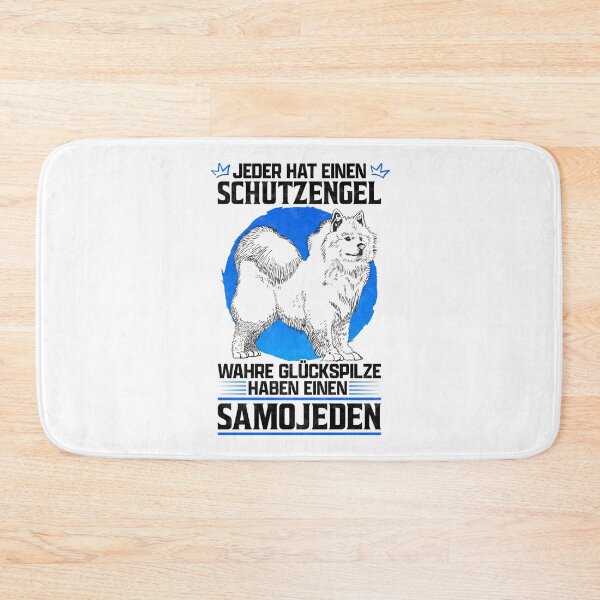 Item preview, Samoyed my guardian angel sled dog owner saying designed and sold by madgrfx.
