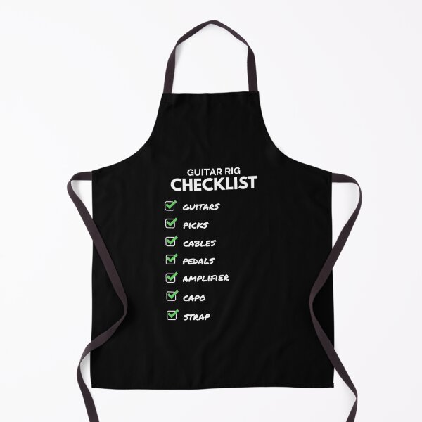 Item preview, Guitar Rig Checklist Dark Theme designed and sold by nightsworthy.