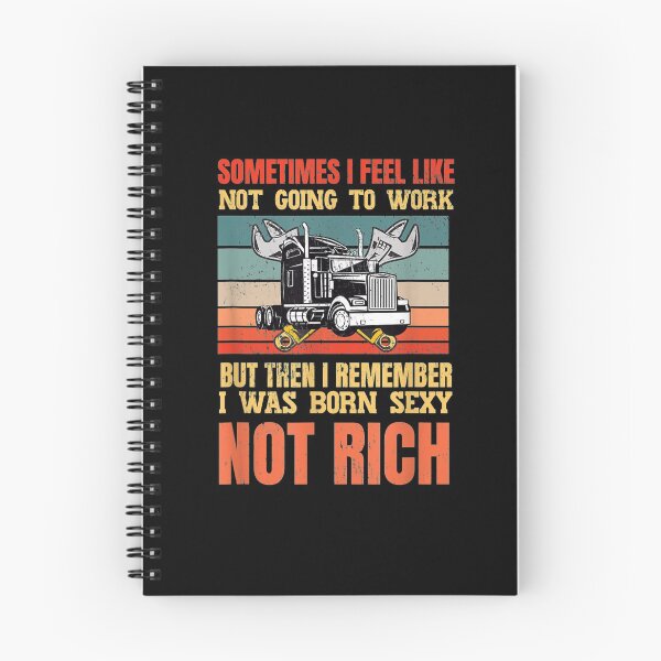 Item preview, I Was Born Sexy Not Rich For A Diesel Mechanic Gift  designed and sold by rubysheila.