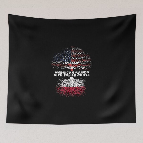 Item preview, American Raised With Polish Roots Poland designed and sold by mackpatsy.