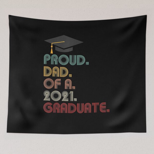 Item preview, Proud Dad Of A 2021 Graduate Vintage Family Graduation Gift  designed and sold by rubysheila.