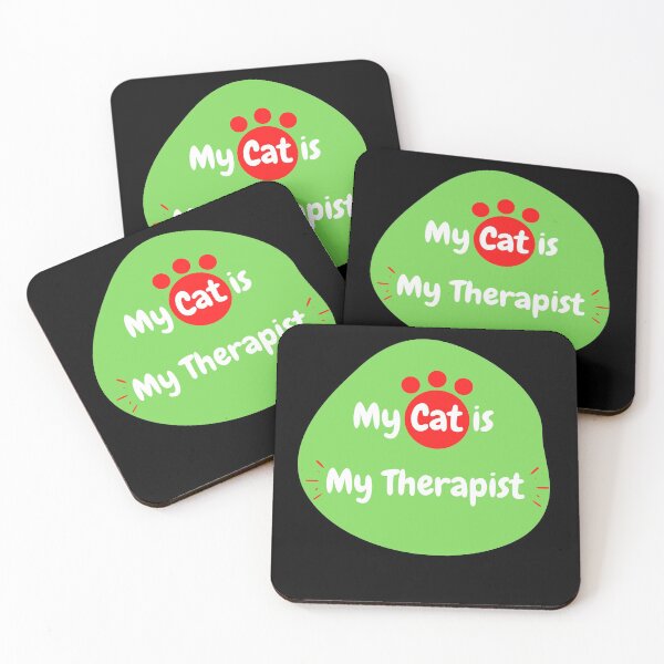 Item preview, My Cat is My Therapist designed and sold by Lansangsan.