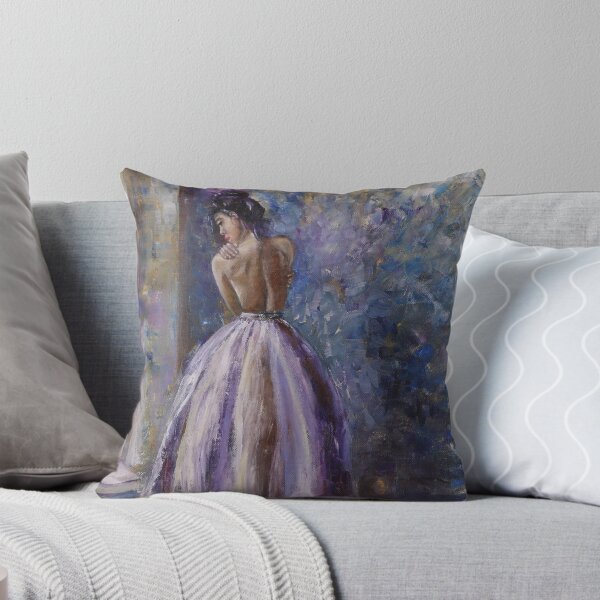 Item preview, Ballerina Painting Original Oil Painting Wall Art Impasto Canvas Art designed and sold by HelenBerkArt.