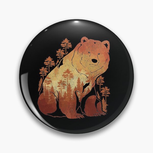 Item preview, Grizzly Jungle Wildlife Bear designed and sold by bestshirtdesign.
