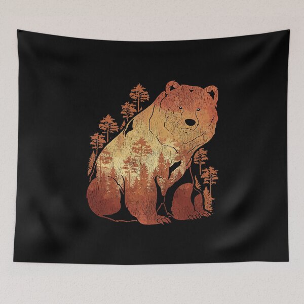 Item preview, Grizzly Jungle Wildlife Bear designed and sold by bestshirtdesign.