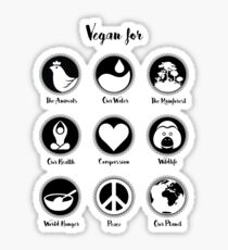 VEGAN for ... Sticker