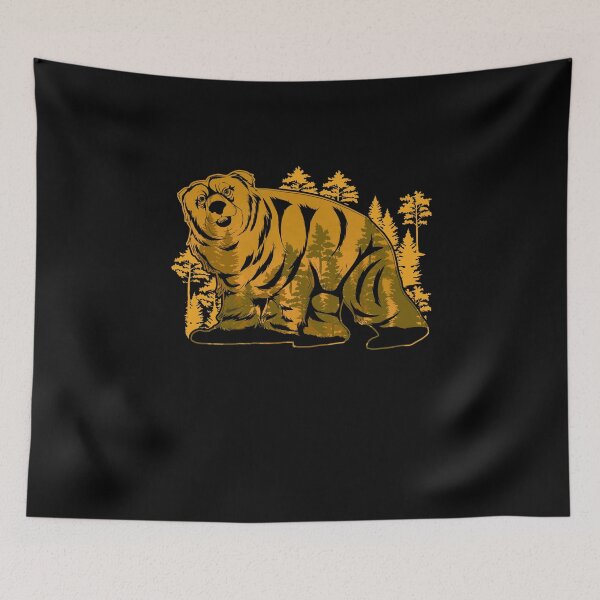 Item preview, Grizzly Jungle Wildlife Cool Bear  designed and sold by bestshirtdesign.