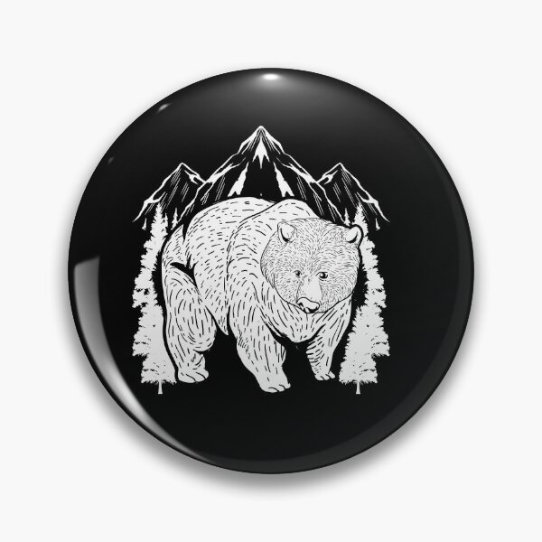 Item preview, Grizzly Mountain Wildlife Bear  designed and sold by bestshirtdesign.