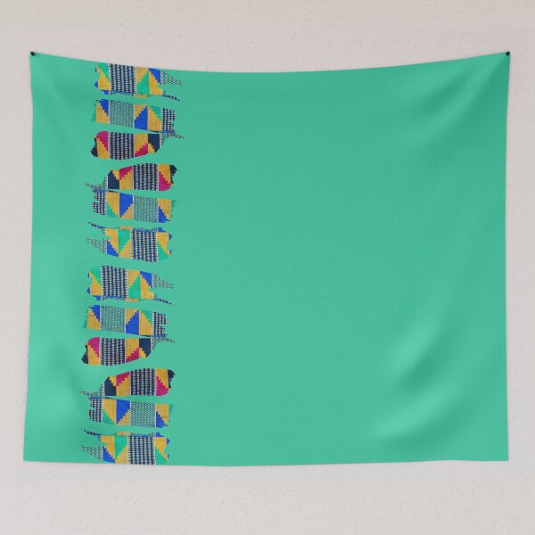 Item preview, African Fabric - A Touch Of Kente Vertical Runner Design [#30] designed and sold by AfriStyleUK.