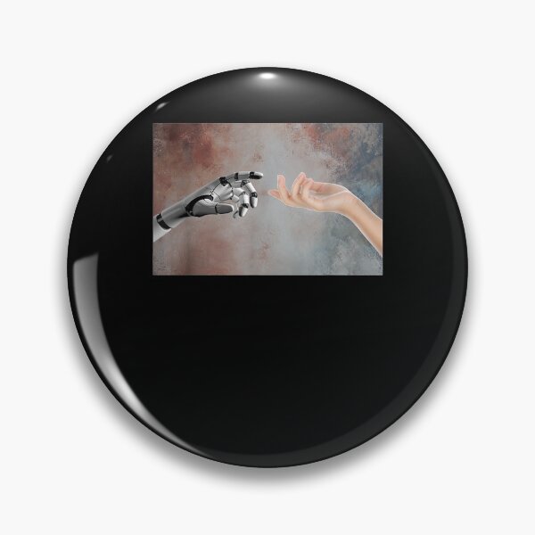 Item preview, The Creation Of Adam Robotic Hand Michelangelo Classic Art Gift  designed and sold by dominique235.