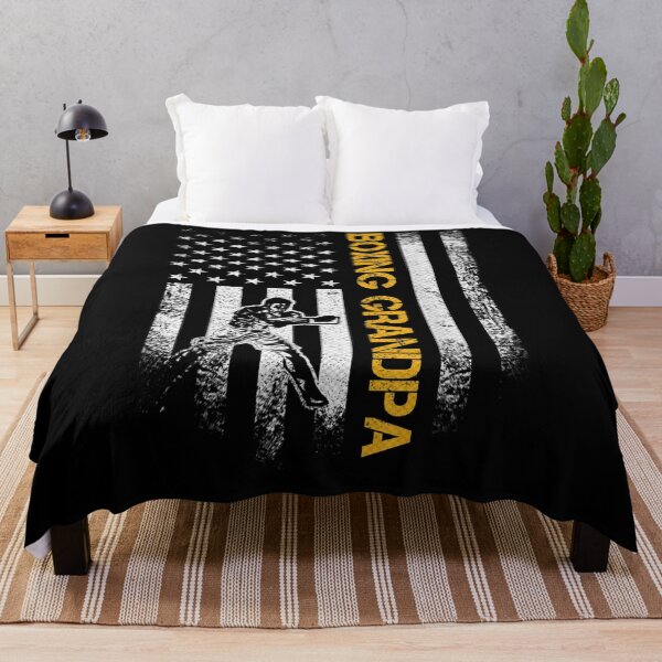 Item preview, Vintage Usa American Flag Boxing Grandpa Boxer Silhouette Gift designed and sold by lindafrances.