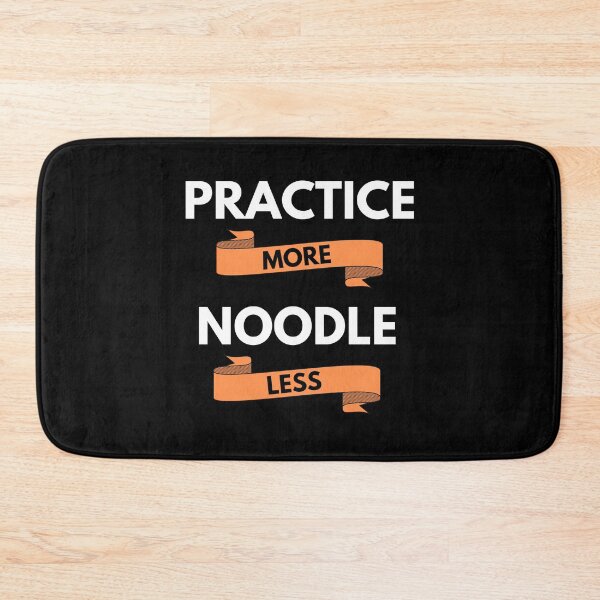 Item preview, Practice More Noodle Less Dark Theme designed and sold by nightsworthy.