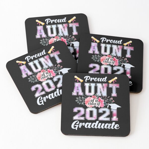 Item preview, Proud Aunt Of A Class Of 2021 Colorful Graduate Senior 2021 Gift  designed and sold by lindafrances.