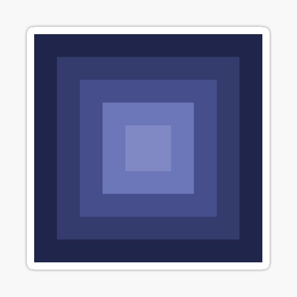 Item preview, Concentric Squares & Rectangles_Blues_i designed and sold by noble aa kissoon art & design.