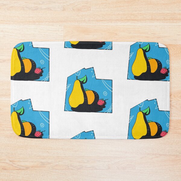 Item preview, Metaphysical eighties fruit: a pear, a orange, a strawberry designed and sold by tostoini.