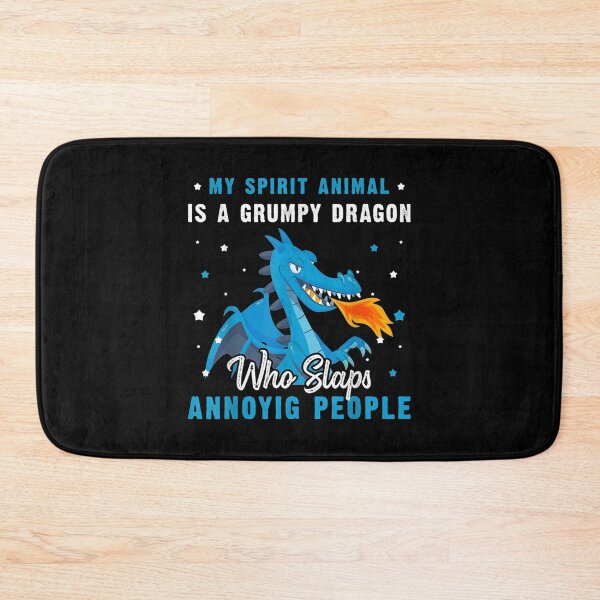 Item preview, Vintage My Spirit Animal Is A Grumpy Funny Dragon Gift  designed and sold by lindafrances.