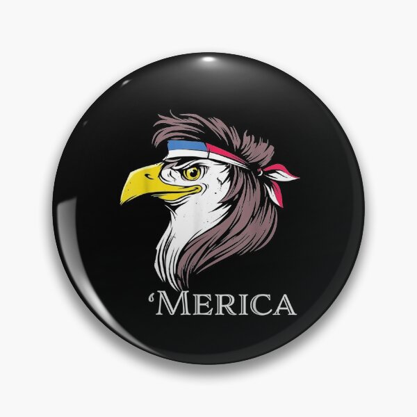 Item preview, Eagle With A Mullet Merica 4th Of July Usa American Flag Gift  designed and sold by dominique235.