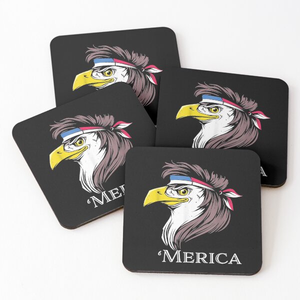 Item preview, Eagle With A Mullet Merica 4th Of July Usa American Flag Gift  designed and sold by dominique235.