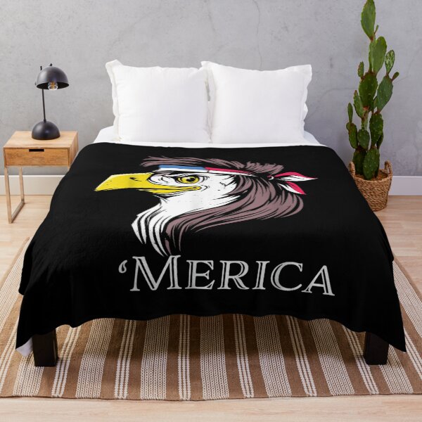 Item preview, Eagle With A Mullet Merica 4th Of July Usa American Flag Gift  designed and sold by dominique235.