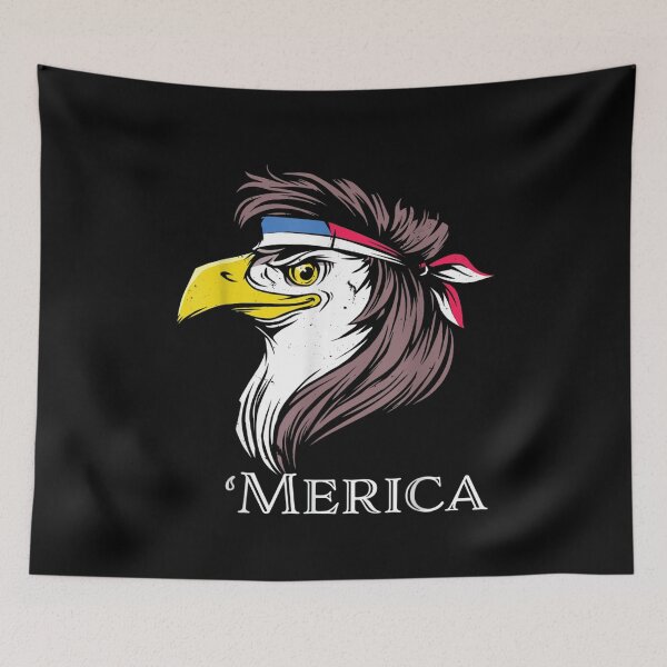 Item preview, Eagle With A Mullet Merica 4th Of July Usa American Flag Gift  designed and sold by dominique235.
