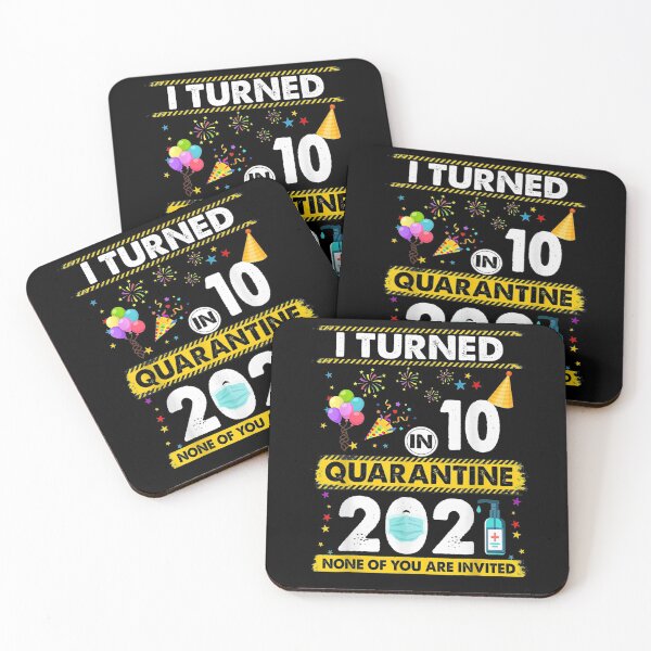 Item preview, I Turned 10 In Quarantine 2021 10 Years Old 10th Birthday Gift  designed and sold by lindafrances.