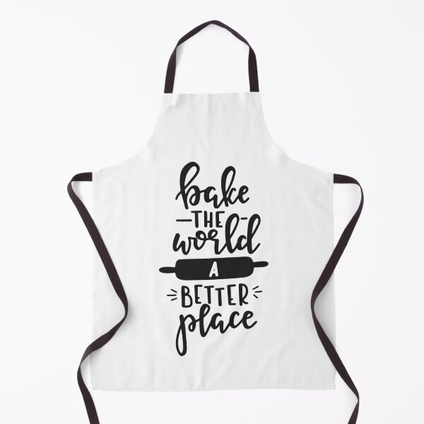 Item preview, Bake the world a better place designed and sold by SSK Designs.