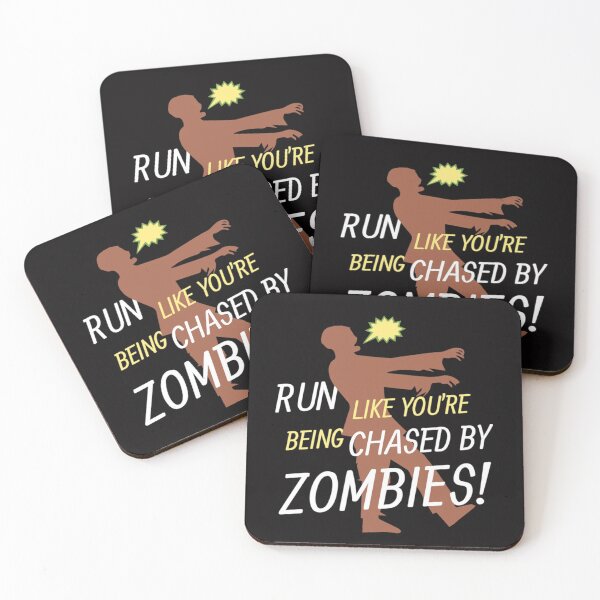 Item preview, Run liked you're being chairs by zombies! T-shirt designed and sold by Tarikbouchmal.