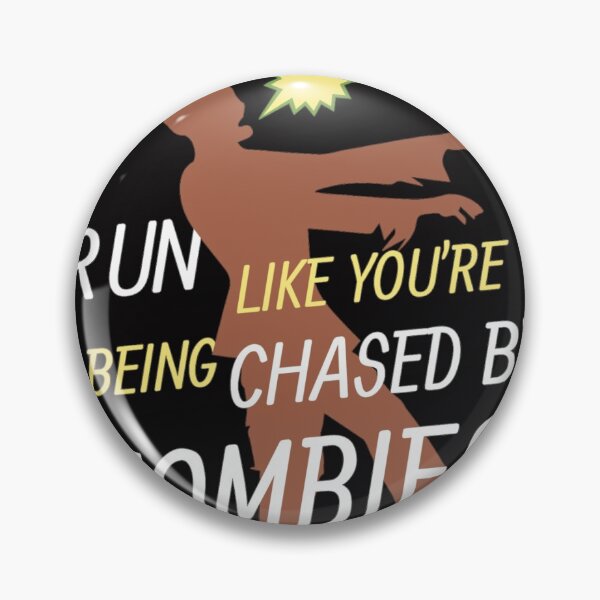 Item preview, Run liked you're being chairs by zombies! T-shirt designed and sold by Tarikbouchmal.