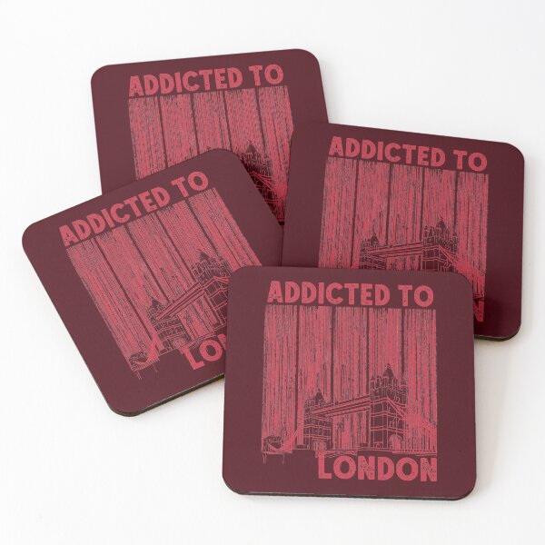 Item preview, DISTRESSED LONDON TOWER BRIDGE ADDICTED TO  LONDON GRUNGE LONDON LOVER SKETCH ART designed and sold by zenturtlemerch.