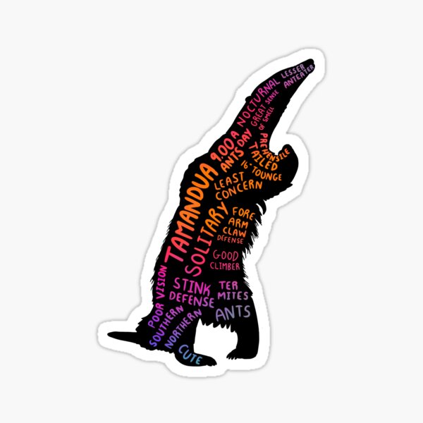 Flavvore Tamandua Pose | Sticker