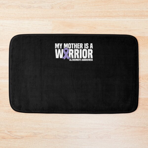 Item preview, My Mother Is A Warrior Purple Ribbon Alzheimer's Awareness Gift  designed and sold by lindafrances.