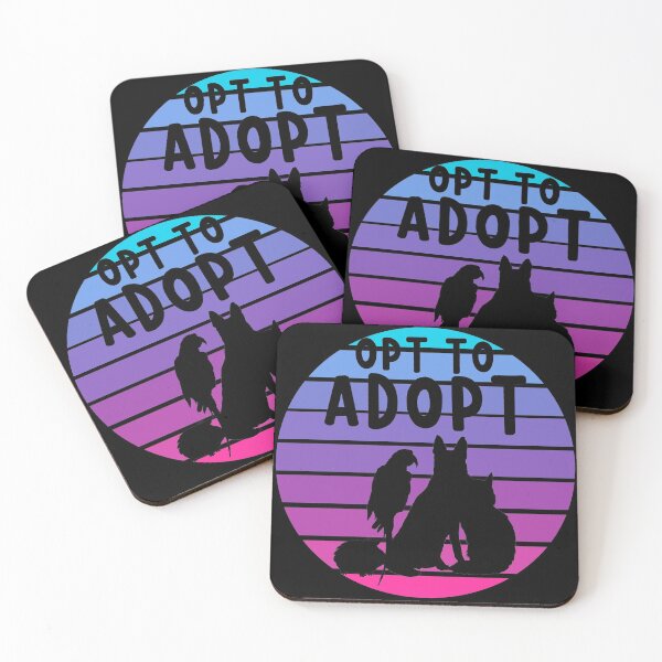 Item preview, Adopt don’t shop, opt to adopt  designed and sold by 1DaisyChainLane.