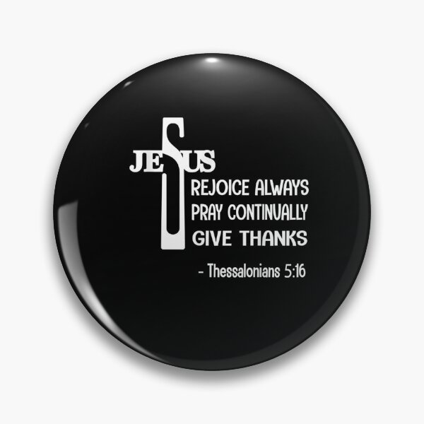 Item preview, Christian Bible Verse Rejoice Always Pray Continually Gift  designed and sold by lindafrances.