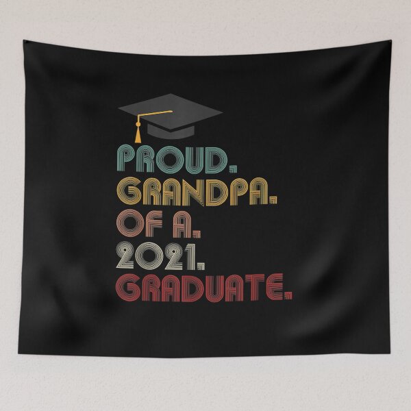 Artikelvorschau, Stolzer Opa eines 2021 Graduate Vintage Family Graduation Gift entworfen und verkauft von lindafrances.