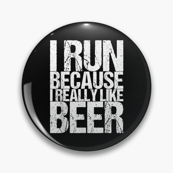 Item preview, I Run Because I Really Like Beer Gift  designed and sold by dominique235.