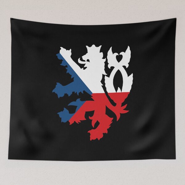 Item preview, Czech Republic Lion Flag designed and sold by FallenFeline.