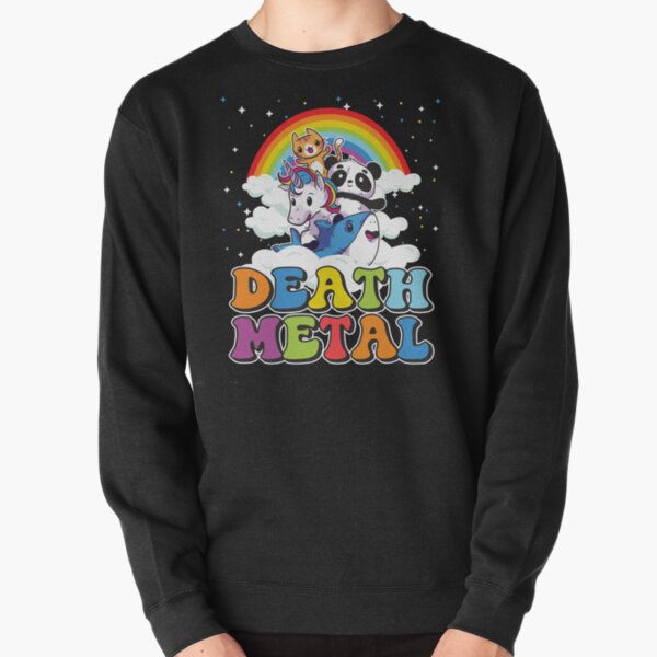 Item preview, Funny Death Metal Animals Cute Unicorn Rainbow designed and sold by Stronzi.