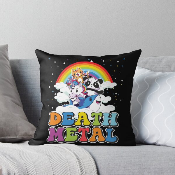 Item preview, Funny Death Metal Animals Cute Unicorn Rainbow designed and sold by Stronzi.
