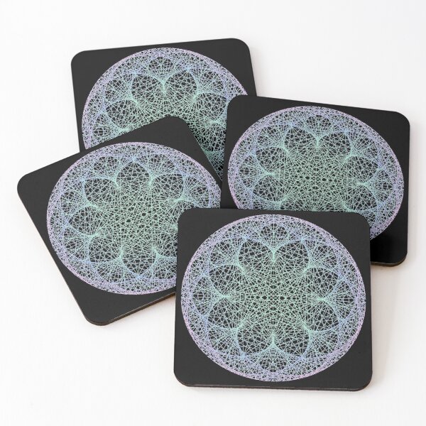 Item preview, Colorful Mandala flower, modular times tables designed and sold by TalesOfScience.