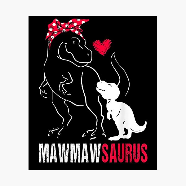 Item preview, Mawmawsaurus T Rex Dinosaur Mawmaw Saurus Family Matching Gift  designed and sold by dominique235.