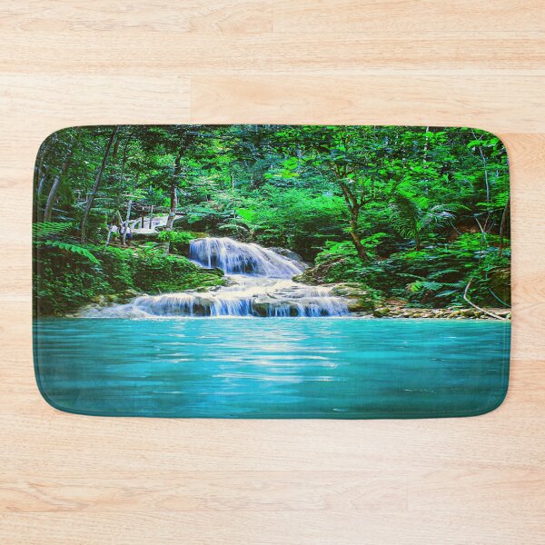 Item preview, small, calming waterfall in the jungle designed and sold by MaltesShop.