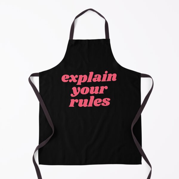 Item preview, Retro Pink Explain Your Rules designed and sold by kindtoearth.