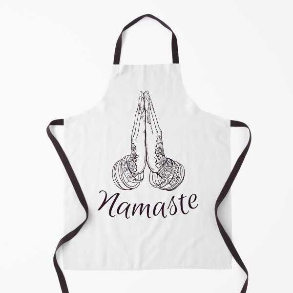 Artikelvorschau, Namaste Yoga Symbol Schwarz-Weiß-Hände entworfen und verkauft von SoccaTamam.