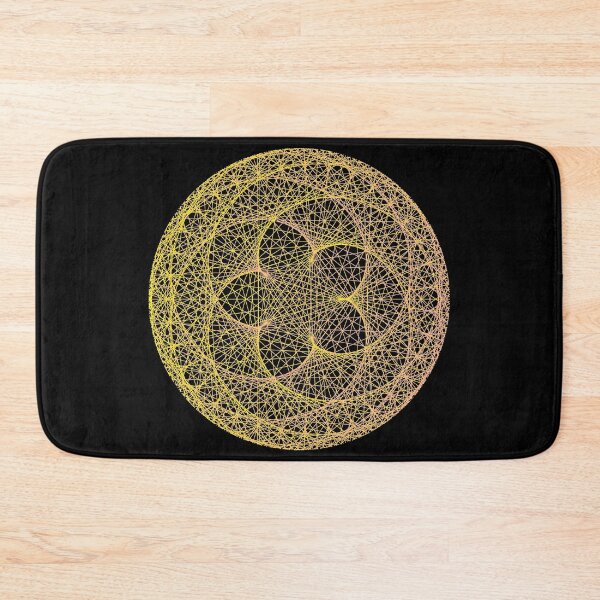 Item preview, Orange Mandala flower, modular times tables designed and sold by TalesOfScience.