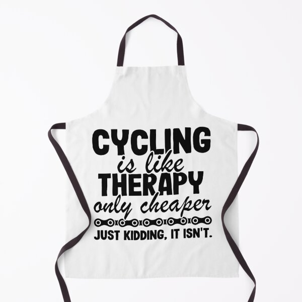 Item preview, Cycling Is Like Therapy Joke Funny Cyclist Gift Biking designed and sold by Stronzi.