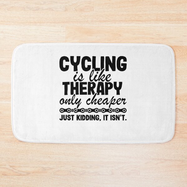 Item preview, Cycling Is Like Therapy Joke Funny Cyclist Gift Biking designed and sold by Stronzi.